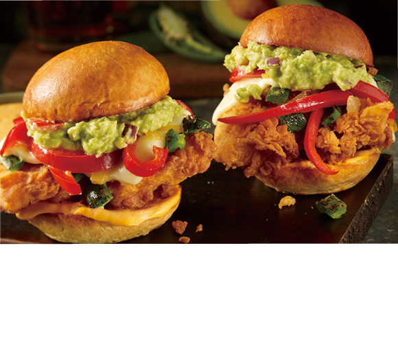 Crispy Chivken Slider クリスピーチキンスライダー 1,190円（税別）